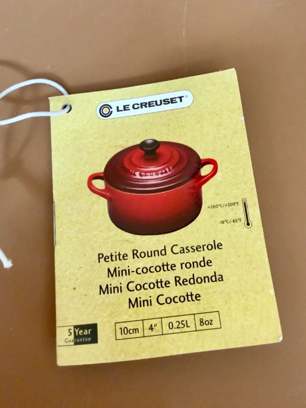 NIB Le Creuset set of 3 mini Cocottes - Picture 7 of 7